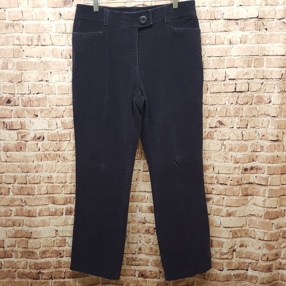 Dressbarn Pants Corduroys Blue Size 14